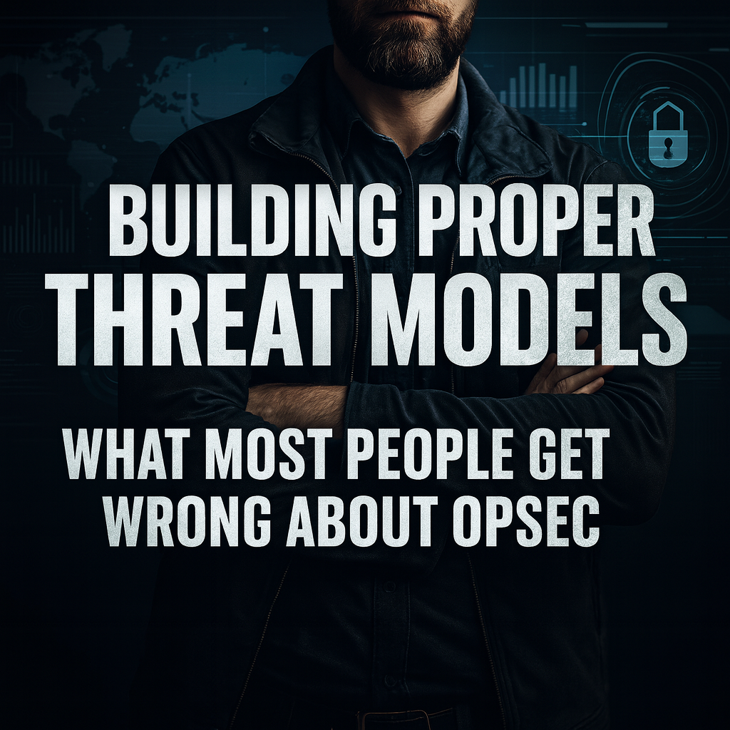 Building Proper Threat Models: What Most People Get Wrong About OPSEC