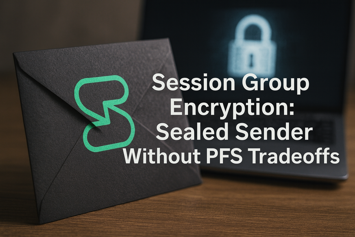 Session Group Encryption: Sealed Sender Without PFS Tradeoffs