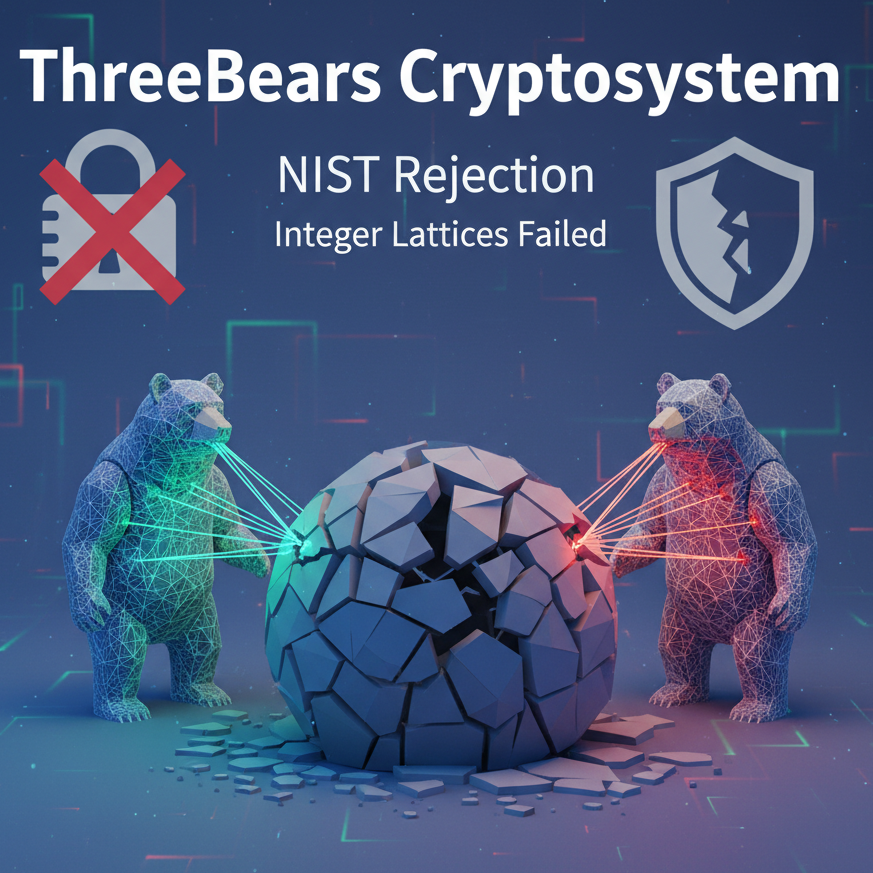 ThreeBears Cryptosystem: Why NIST Rejected Integer Lattices