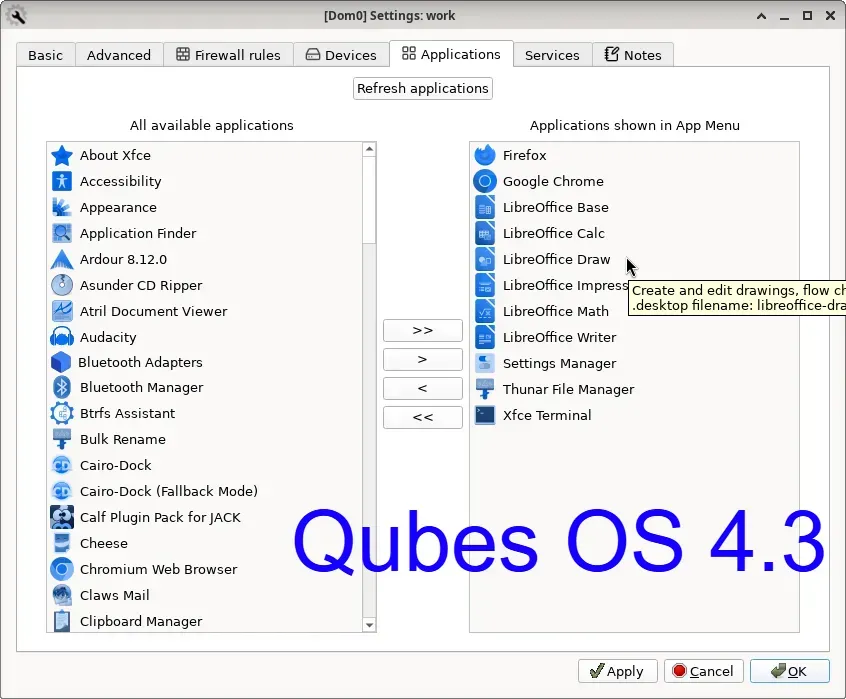 Qubes OS 4.3: Faster Disposables, Better Device Control
