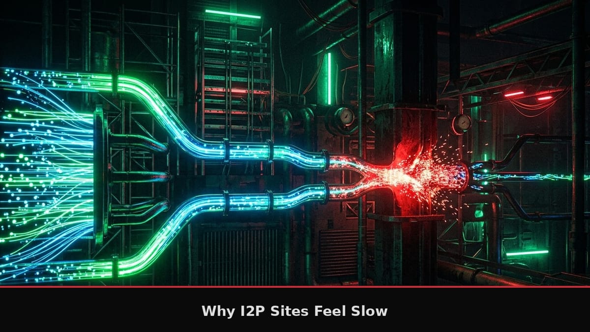 Why I2P Sites Load So Slowly