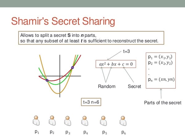 Shamir's Secret Sharing: Polynomial Interpolation Over GF(256)