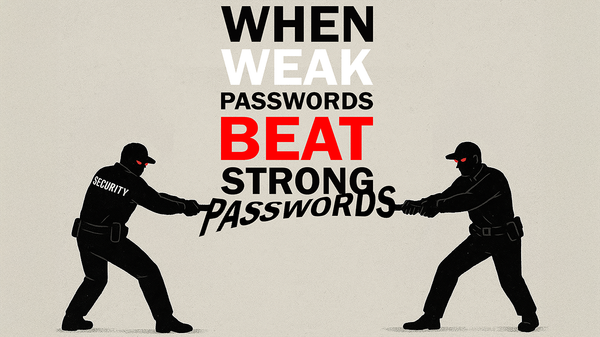 How Weak Passwords Beat Strong Passwords [video]