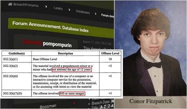 BreachForums Pedophile: Zero Prison Days. Equifax CEO: 90 Million Dollars.